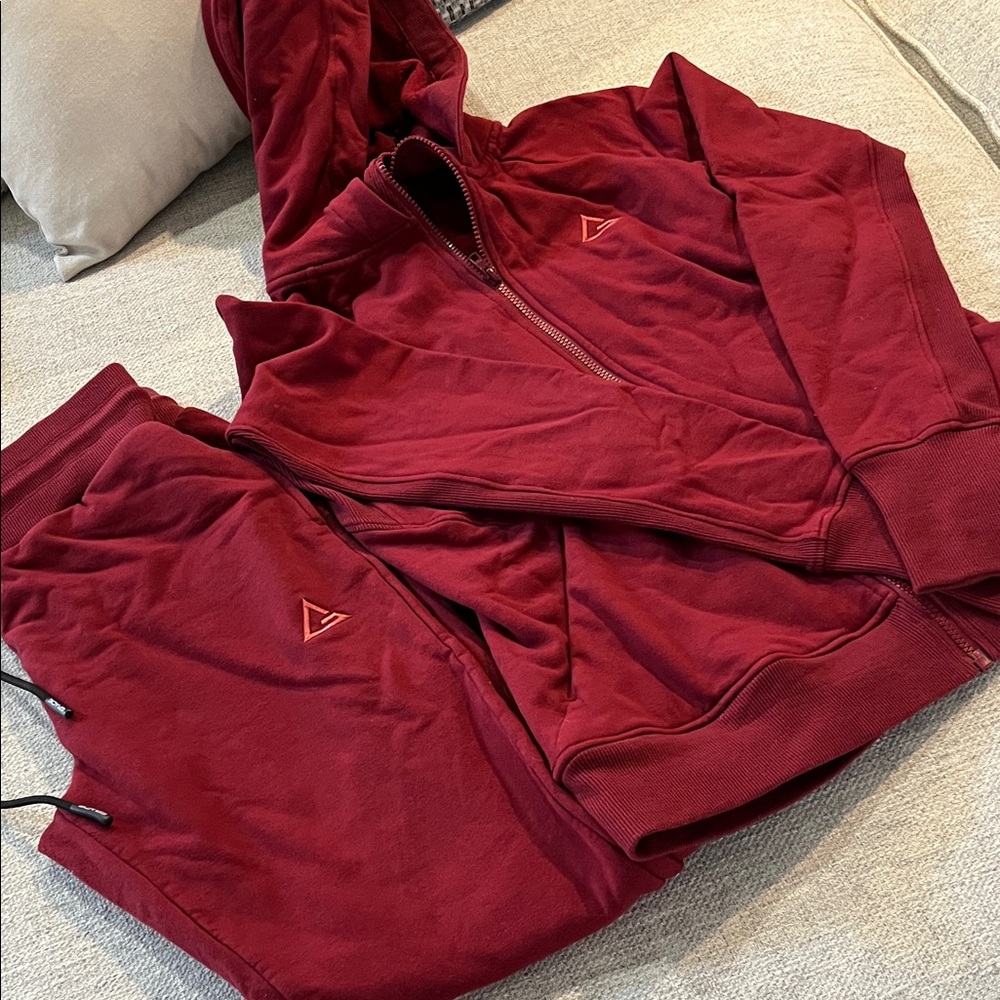 Women's Burgundy Track suit
